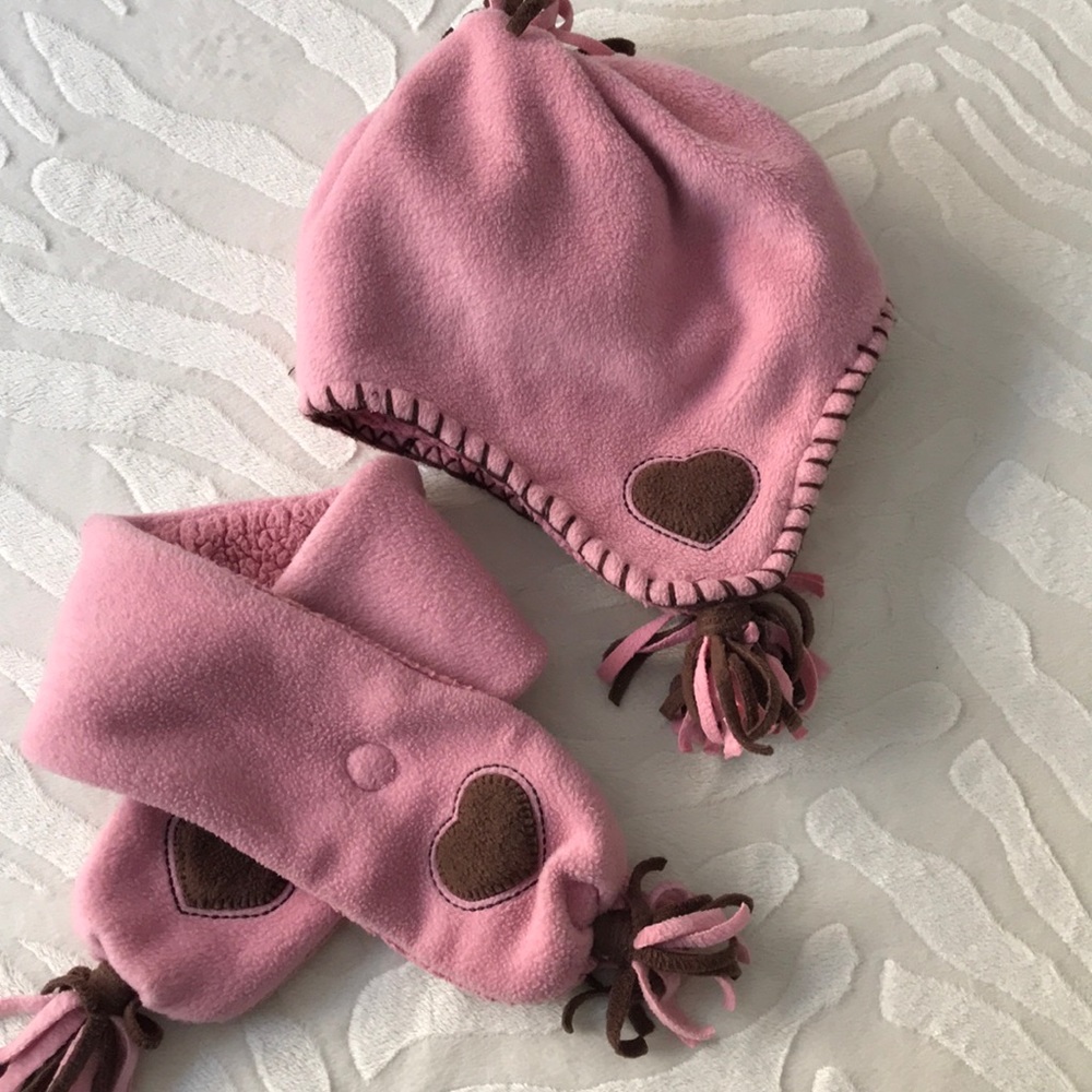Baby gap Hat + scarf s/m (2-3)